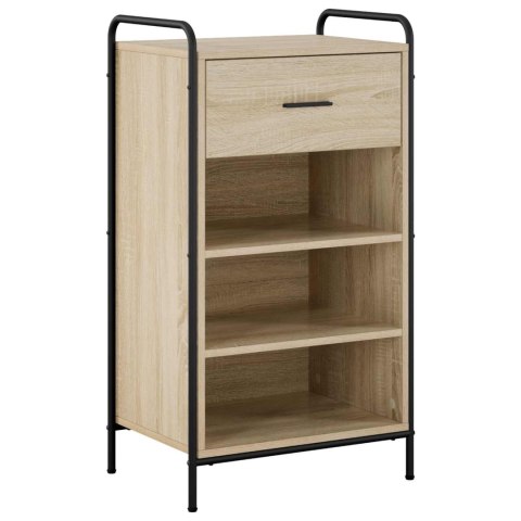 SZAFKA NA BUTY 51 X 36,5 X 93 CM DREWNO INŻYNIERYJNE DĄB SONOMA