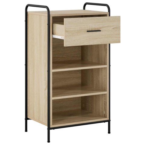 SZAFKA NA BUTY 51 X 36,5 X 93 CM DREWNO INŻYNIERYJNE DĄB SONOMA