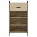 SZAFKA NA BUTY 51 X 36,5 X 93 CM DREWNO INŻYNIERYJNE DĄB SONOMA