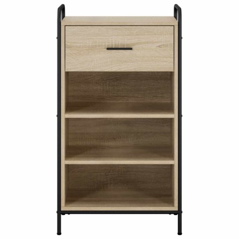 SZAFKA NA BUTY 51 X 36,5 X 93 CM DREWNO INŻYNIERYJNE DĄB SONOMA