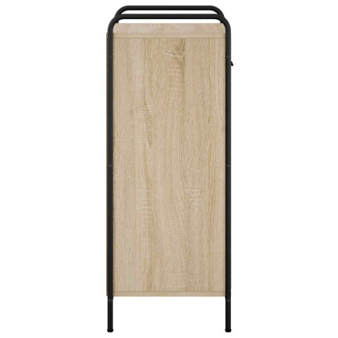 SZAFKA NA BUTY 51 X 36,5 X 93 CM DREWNO INŻYNIERYJNE DĄB SONOMA