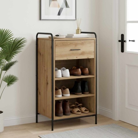 SZAFKA NA BUTY 51 X 36,5 X 93 CM DREWNO INŻYNIERYJNE