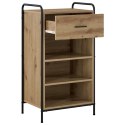 SZAFKA NA BUTY 51 X 36,5 X 93 CM DREWNO INŻYNIERYJNE