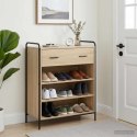 SZAFKA NA BUTY 76 X 36,5 X 93 CM DREWNO INŻYNIERYJNE DĄB SONOMA