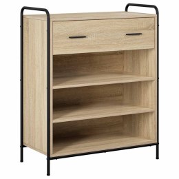 SZAFKA NA BUTY 76 X 36,5 X 93 CM DREWNO INŻYNIERYJNE DĄB SONOMA