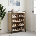 SZAFKA NA BUTY 76 X 36,5 X 93 CM DREWNO INŻYNIERYJNE DĄB SONOMA
