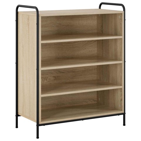 SZAFKA NA BUTY 76 X 36,5 X 93 CM DREWNO INŻYNIERYJNE DĄB SONOMA