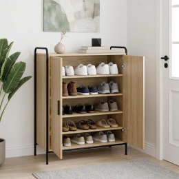 SZAFKA NA BUTY 76 X 36,5 X 93 CM DREWNO INŻYNIERYJNE DĄB SONOMA