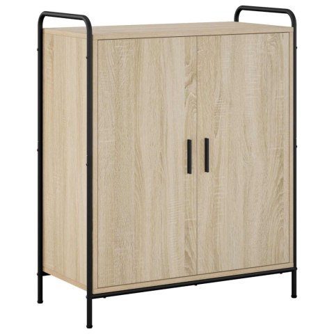 SZAFKA NA BUTY 76 X 36,5 X 93 CM DREWNO INŻYNIERYJNE DĄB SONOMA
