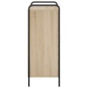 SZAFKA NA BUTY 76 X 36,5 X 93 CM DREWNO INŻYNIERYJNE DĄB SONOMA