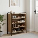 SZAFKA NA BUTY 76 X 36,5 X 93 CM DREWNO INŻYNIERYJNE