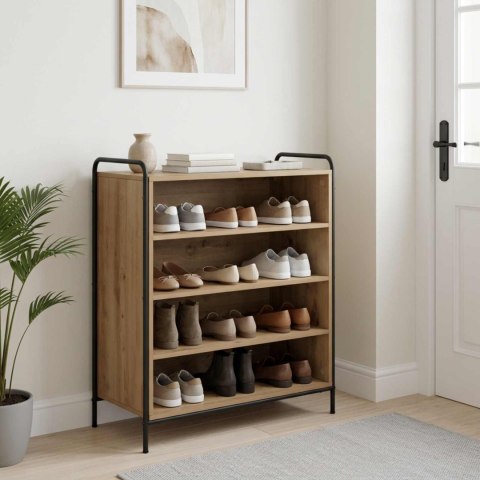 SZAFKA NA BUTY 76 X 36,5 X 93 CM DREWNO INŻYNIERYJNE