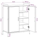 SZAFKA NA BUTY 76 X 36,5 X 93 CM DREWNO INŻYNIERYJNE