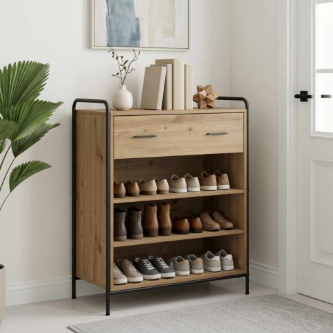 SZAFKA NA BUTY 76 X 36,5 X 93 CM DREWNO INŻYNIERYJNE