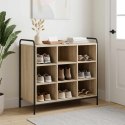 SZAFKA NA BUTY 85 X 39,5 X 75 CM DREWNO INŻYNIERYJNE DĄB SONOMA