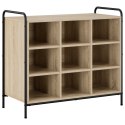 SZAFKA NA BUTY 85 X 39,5 X 75 CM DREWNO INŻYNIERYJNE DĄB SONOMA