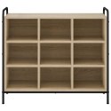 SZAFKA NA BUTY 85 X 39,5 X 75 CM DREWNO INŻYNIERYJNE DĄB SONOMA
