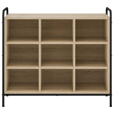 SZAFKA NA BUTY 85 X 39,5 X 75 CM DREWNO INŻYNIERYJNE DĄB SONOMA