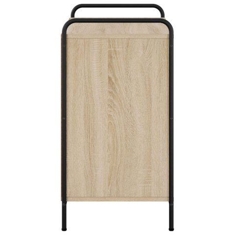 SZAFKA NA BUTY 85 X 39,5 X 75 CM DREWNO INŻYNIERYJNE DĄB SONOMA