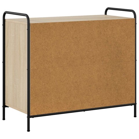 SZAFKA NA BUTY 85 X 39,5 X 75 CM DREWNO INŻYNIERYJNE DĄB SONOMA