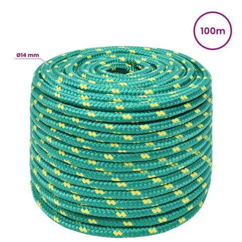 WIELOFUNKCYJNA LINA GOSPODARCZA 14 MM 100 M ZIELONY PP
