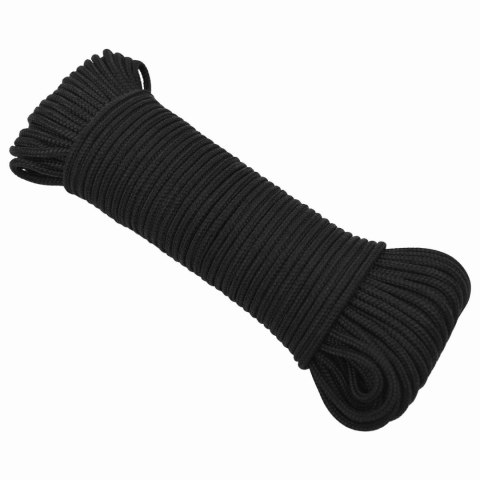 WIELOFUNKCYJNA LINA GOSPODARCZA 5 MM 100 M CZARNY PP