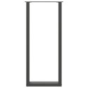 VidaXL Nogi do stołu barowego w kształcie litery U 2 szt. Antracyt 40x(110-111) cm Stal