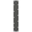 VidaXL Nogi do stołu barowego w kształcie litery U 2 szt. Antracyt 40x(110-111) cm Stal