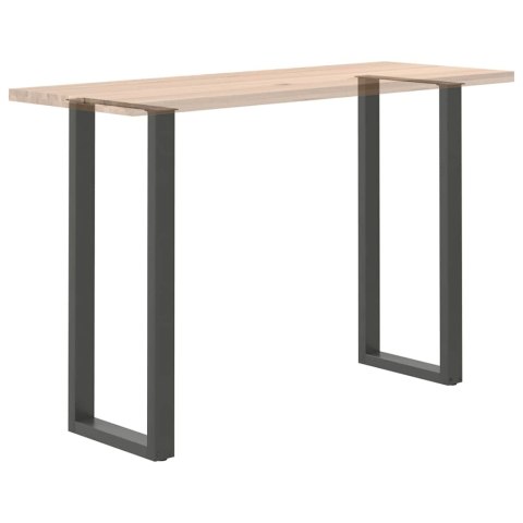 VidaXL Nogi do stołu barowego w kształcie litery U 2 szt. Antracyt 40x(110-111) cm Stal