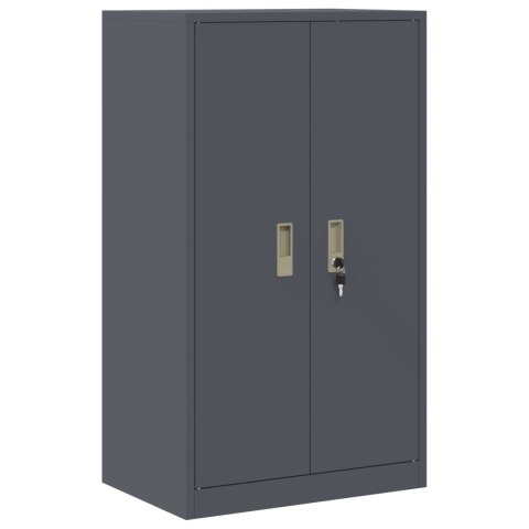 SZAFKA DO PRZECHOWYWANIA ANTRACYT 60 X 40 X 105 CM STAL