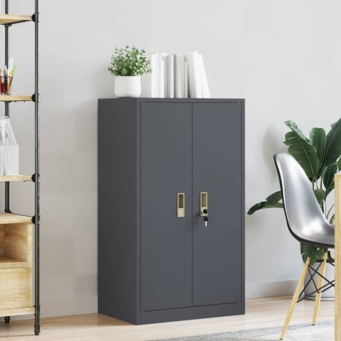 SZAFKA DO PRZECHOWYWANIA ANTRACYT 60 X 40 X 105 CM STAL