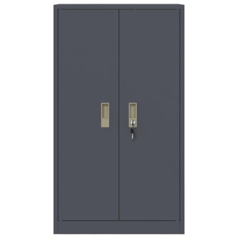 SZAFKA DO PRZECHOWYWANIA ANTRACYT 60 X 40 X 105 CM STAL