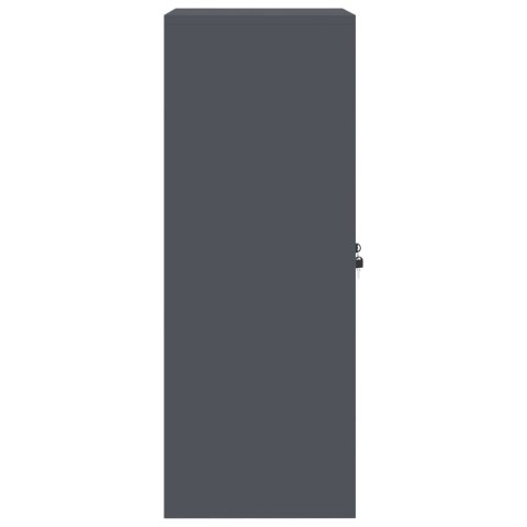 SZAFKA DO PRZECHOWYWANIA ANTRACYT 60 X 40 X 105 CM STAL
