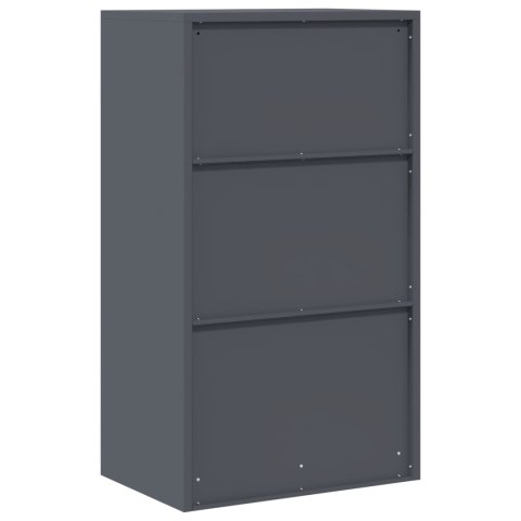 SZAFKA DO PRZECHOWYWANIA ANTRACYT 60 X 40 X 105 CM STAL