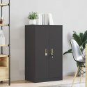 SZAFKA DO PRZECHOWYWANIA CZARNY 60 X 40 X 105 CM STAL