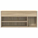 ŁAWKA NA BUTY DĄB SONOMA 102X30,5X45 CM MATERIAŁ DREWNOPOCHODNY