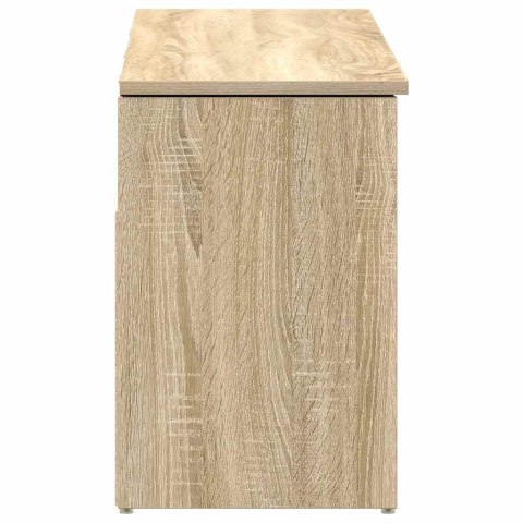ŁAWKA NA BUTY DĄB SONOMA 102X30,5X45 CM MATERIAŁ DREWNOPOCHODNY