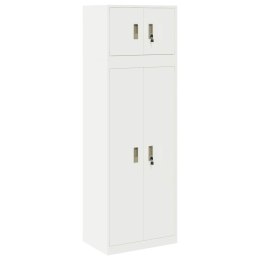 SZAFKA DO PRZECHOWYWANIA 2 SZT. 60 X 40 X 180 CM STAL ZAMYKANE