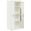 SZAFKA DO PRZECHOWYWANIA BIAŁY 60 X 40 X 140 CM STAL