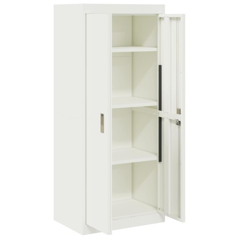SZAFKA DO PRZECHOWYWANIA BIAŁY 60 X 40 X 140 CM STAL