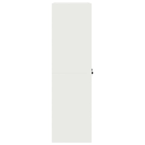 SZAFKA DO PRZECHOWYWANIA BIAŁY 60 X 40 X 140 CM STAL