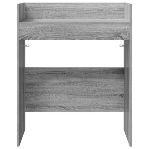 STÓŁ DJ-SKI SZARY SONOMA 82 X 45 X 102 CM DREWNO INŻYNIERYJNE