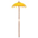 BALIŃSKI PARASOL Z BAZĄ 2 SZT. ŻÓŁTY