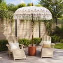 BALIŃSKI PARASOL Z BAZĄ KREMOWY I BRĄZOWY Ø 180-190 CM