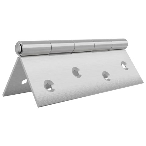 ZAWIAS 12 SZT. 100 X 70 X 8 MM SREBRNY STAL