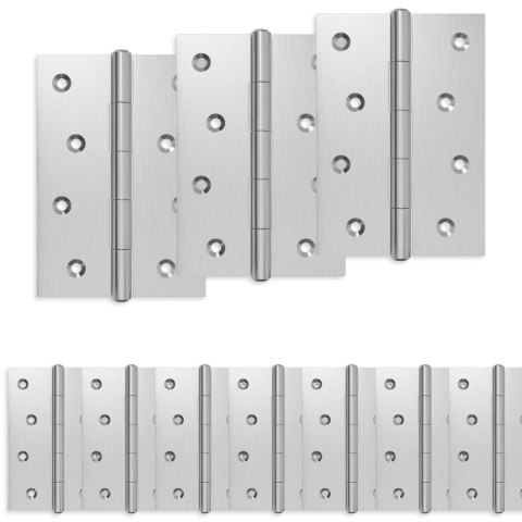 ZAWIAS 24 SZT. 100 X 70 X 8 MM SREBRNY STAL