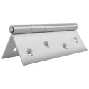 ZAWIAS 24 SZT. 100 X 70 X 8 MM SREBRNY STAL