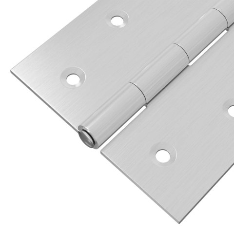 ZAWIAS 24 SZT. 100 X 70 X 8 MM SREBRNY STAL