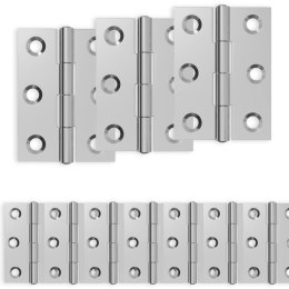 ZAWIAS 24 SZT. 44 X 31 X 5 MM SREBRNY STAL