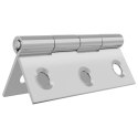 ZAWIAS 24 SZT. 44 X 31 X 5 MM SREBRNY STAL